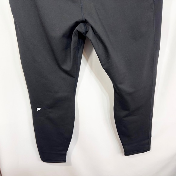 Fabletics Plus Size 4X PowerHold Leggings High Waisted Athletic Cropped Black 4X - Picture 7 of 7